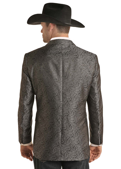 Rock & Roll Black Paisley Sport Coat