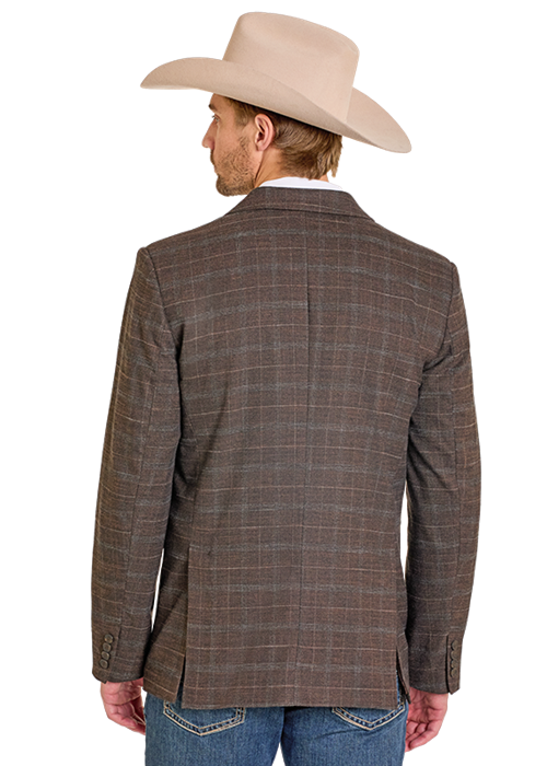 Rock & Roll Plaid Sportscoat Brown