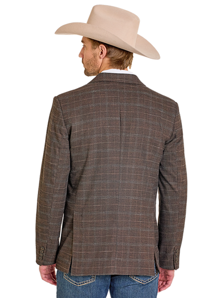Rock & Roll Plaid Sportscoat Brown