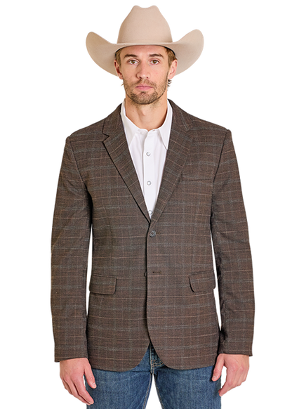 Rock & Roll Plaid Sportscoat Brown