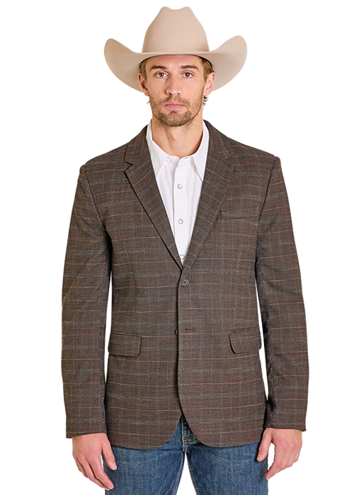 Rock & Roll Plaid Sportscoat Brown