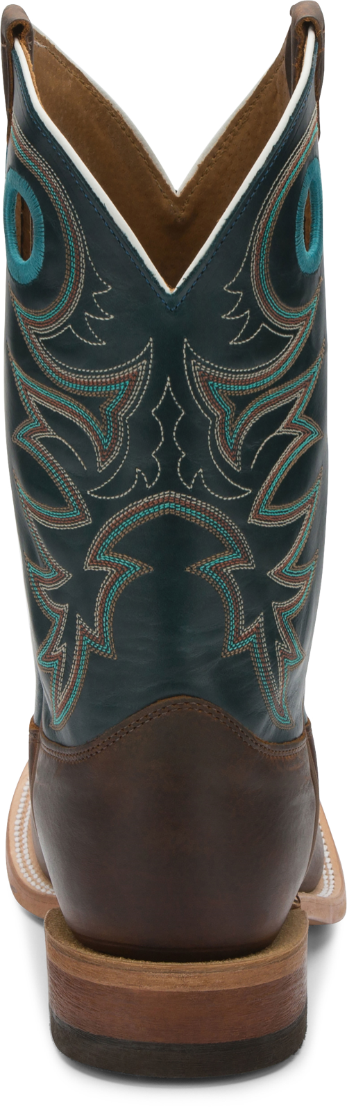 Justin Austin Dark Brown Wide Square