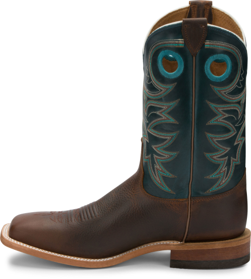 Justin Austin Dark Brown Wide Square