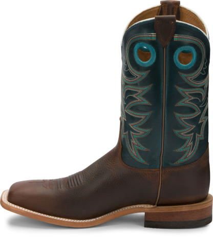 Justin Austin Dark Brown Wide Square