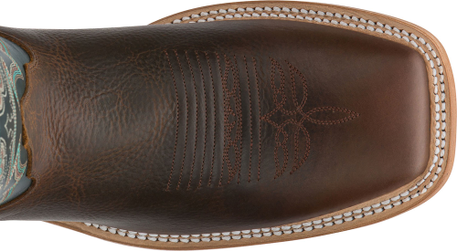 Justin Austin Dark Brown Wide Square