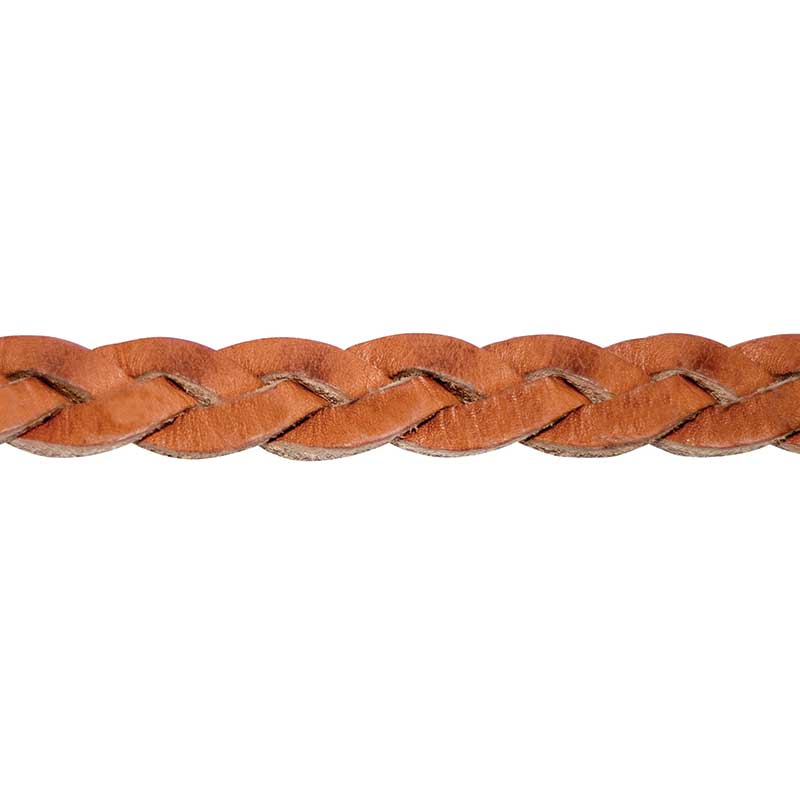 Cowboy Tack 3 Plait Adjustable Harness Barrel Rein