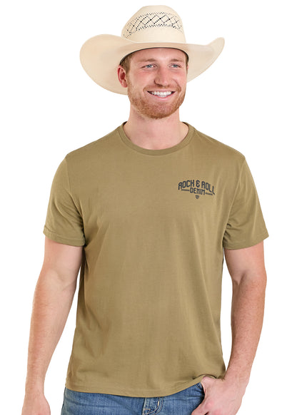 Rock & Roll Truck Graphic Tee Olive