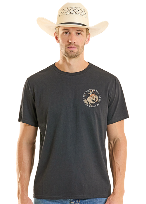 Rock & Roll Till Death Do Us Part Graphic T-Shirt Black