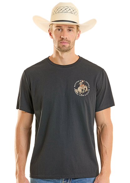 Rock & Roll Till Death Do Us Part Graphic T-Shirt Black