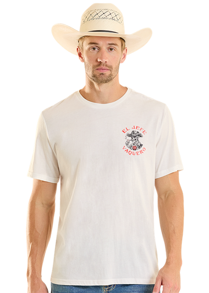 Rock & Roll El Jefe Graphic T-Shirt White