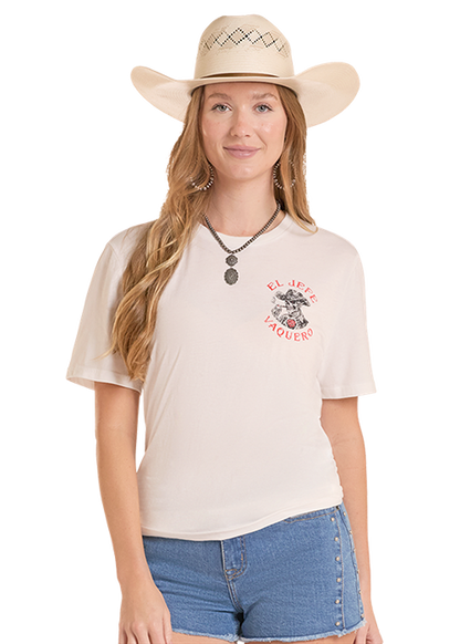 Rock & Roll El Jefe Graphic T-Shirt White