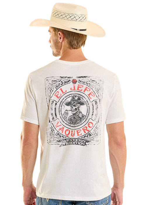 Rock & Roll El Jefe Graphic T-Shirt White