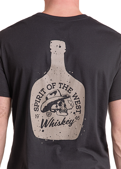 Rock & Roll Whiskey Graphic Tee Black