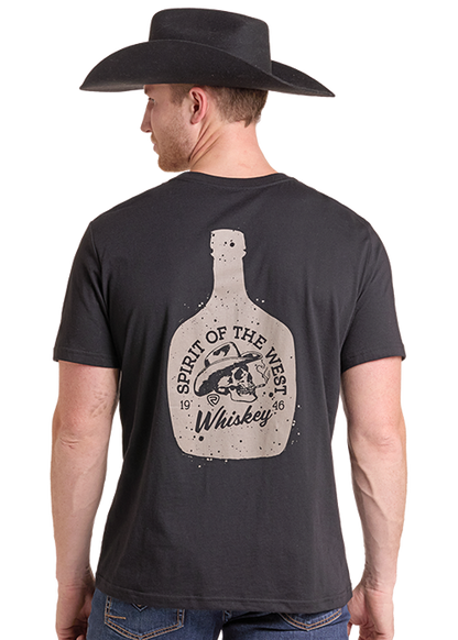 Rock & Roll Whiskey Graphic Tee Black