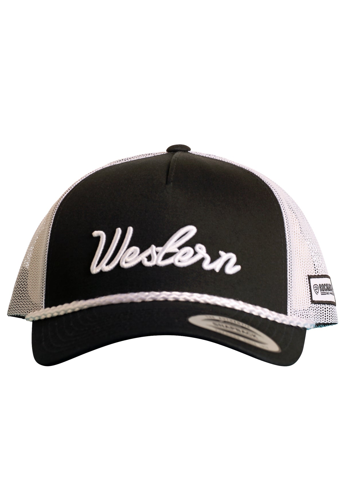 Rock & Roll Western Cap Black & White