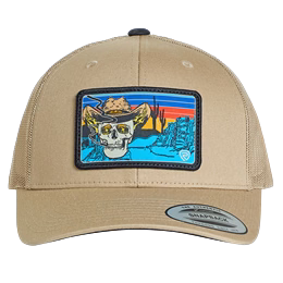 Rock & Roll Skull Hat Khaki