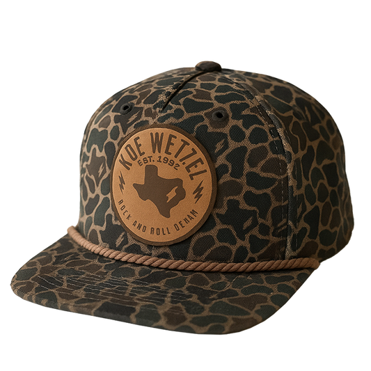 Rock & Roll Logo Koe Wetzel Camo Hat