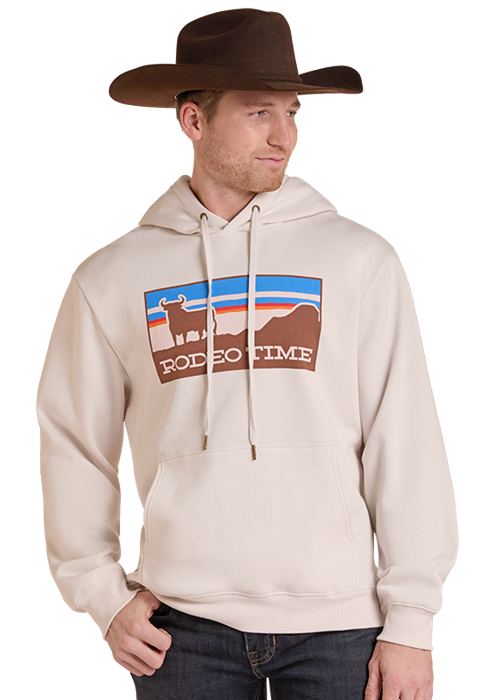 Rock & Roll Dale Brisby Graphic Hoodie Natural