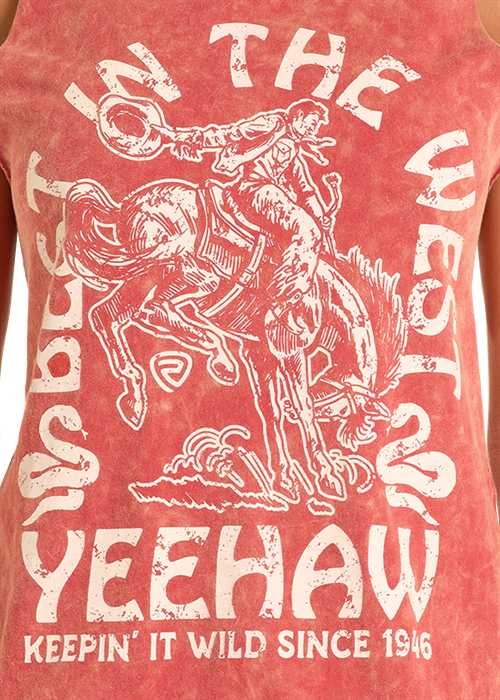 Rock & Roll Yeehaw Tank Red