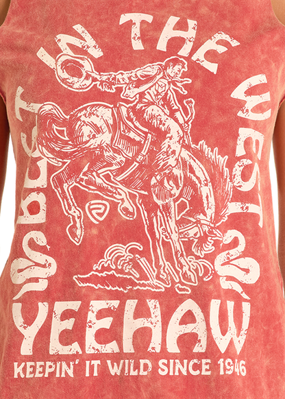 Rock & Roll Yeehaw Tank Red
