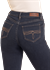 Rock and Roll High Rise Bootcut with Boot Stitch Pocket Dark Wash