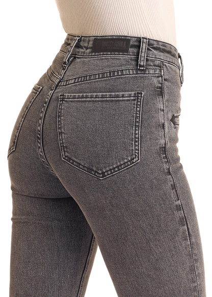 Rock & Roll High Rise Charcoal Bootcut