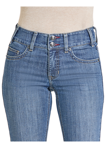 Rock & Roll Double Button Trouser Medium Wash