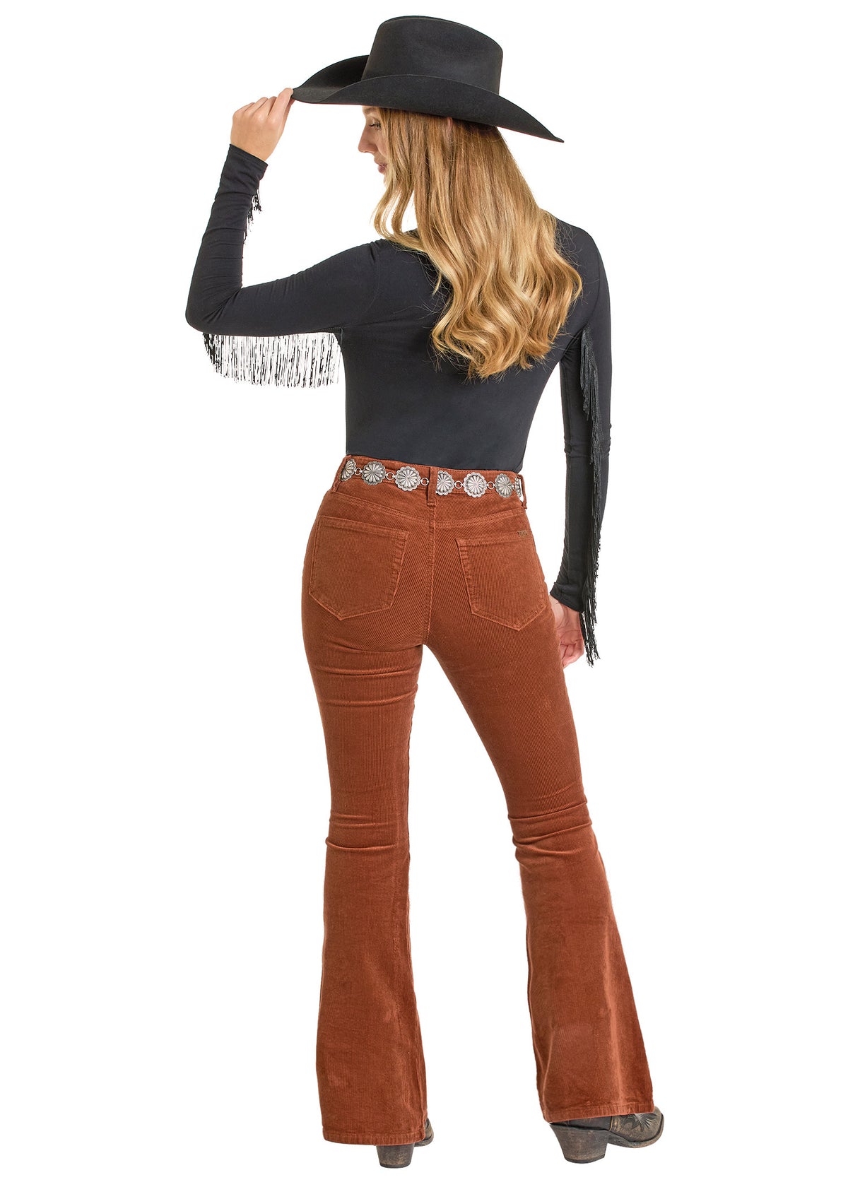Rock and Roll Brick Corduroy Flare Pant