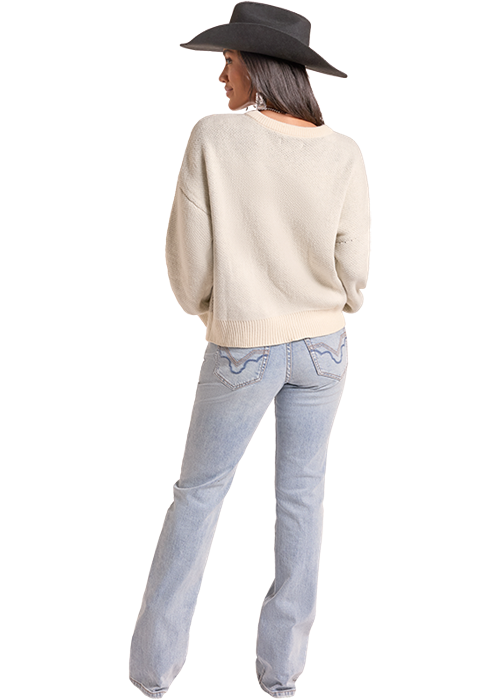 Rock & Roll Howdy Sweater Natural