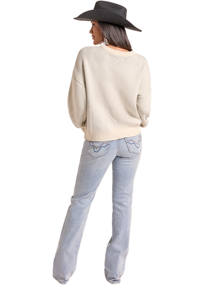 Rock & Roll Howdy Sweater Natural