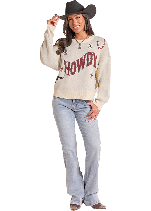 Rock & Roll Howdy Sweater Natural