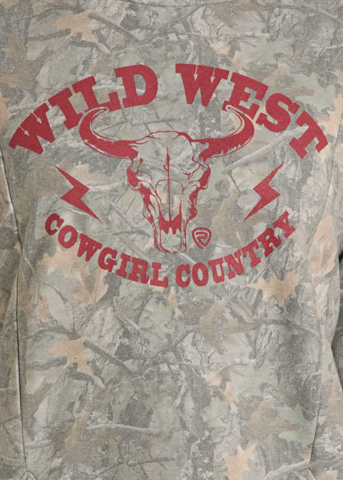 Rock & Roll Wild West Sweatshirt Camo
