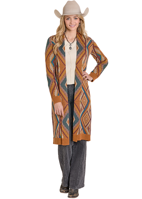 Rock & Roll Aztec Duster Beige