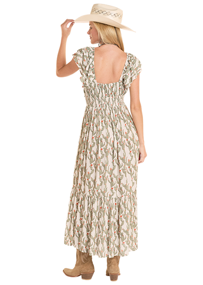 Rock & Roll Cactus Print Dress