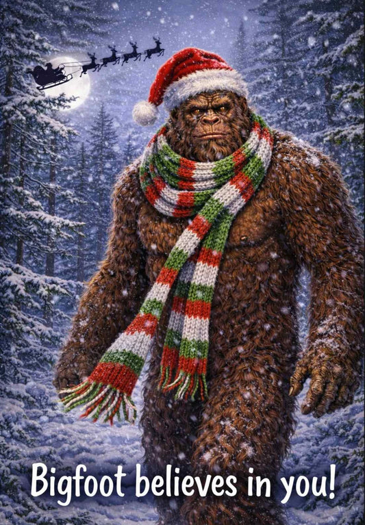Charleston Garden Flag Bigfoot Believes In You