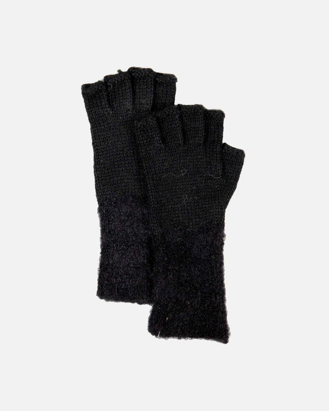Simply Natural Fingerless Boucle Gloves