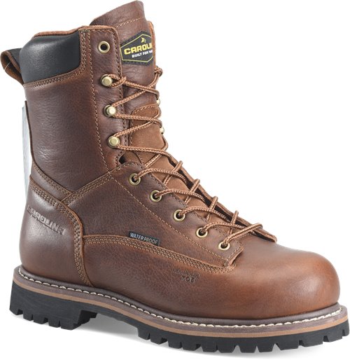 Carolina Grind 8" Lace to Toe Low Heel Logger Composite Toe Waterproof EH