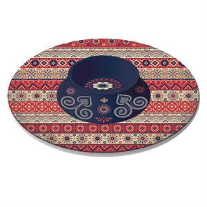 Evergreen Americana BOHO Melamine Chip & Dip Tray