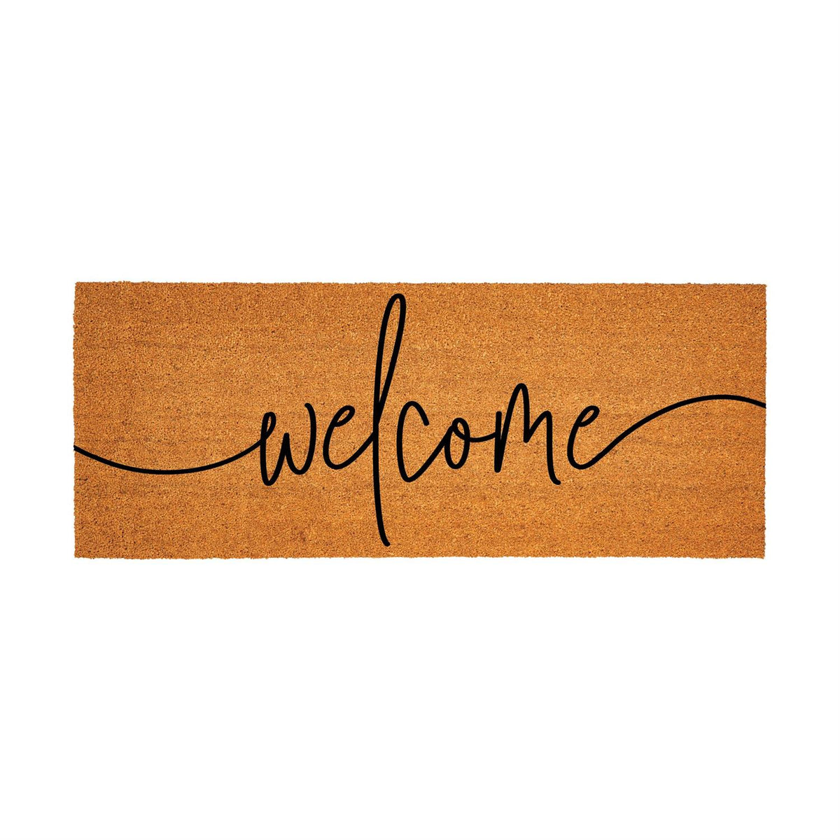 Evergreen Coastal Coir Mat Welcome 60x24