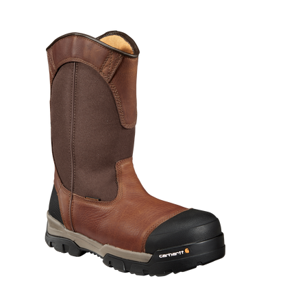Carhartt Ground Force 10" Pull On Wellington Brown Oil Tanned Composite Toe Waterproof EH