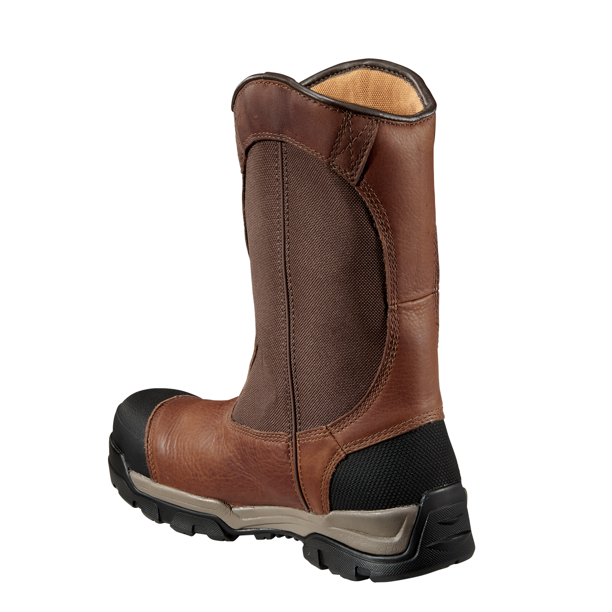 Carhartt Ground Force 10" Pull On Wellington Brown Oil Tanned Composite Toe Waterproof EH