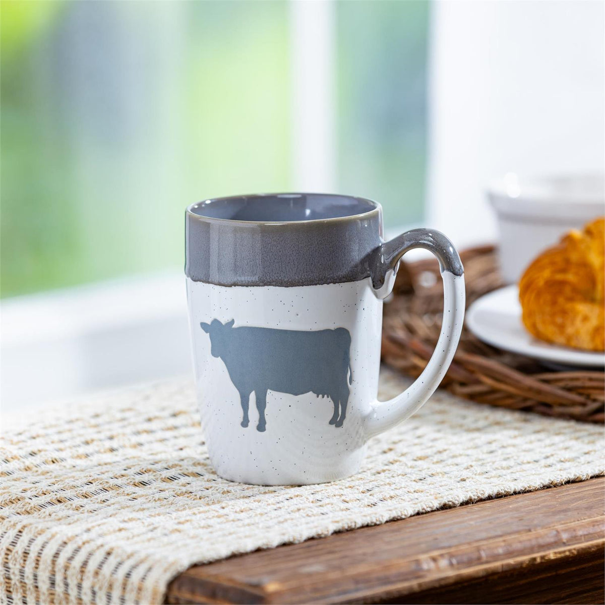 Evergreen Petal & Plow Ceramic Coffee Cup Artisanal Farm