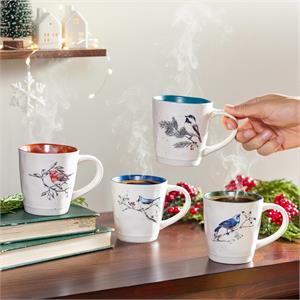 Evergreen Snowbird Coffee Cup