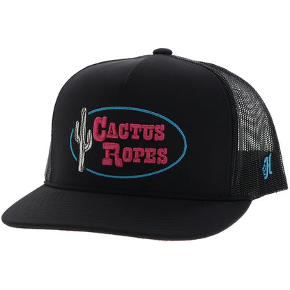 Hooey Cactus Ropes Black/ Pink