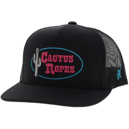 Hooey Cactus Ropes Black/ Pink