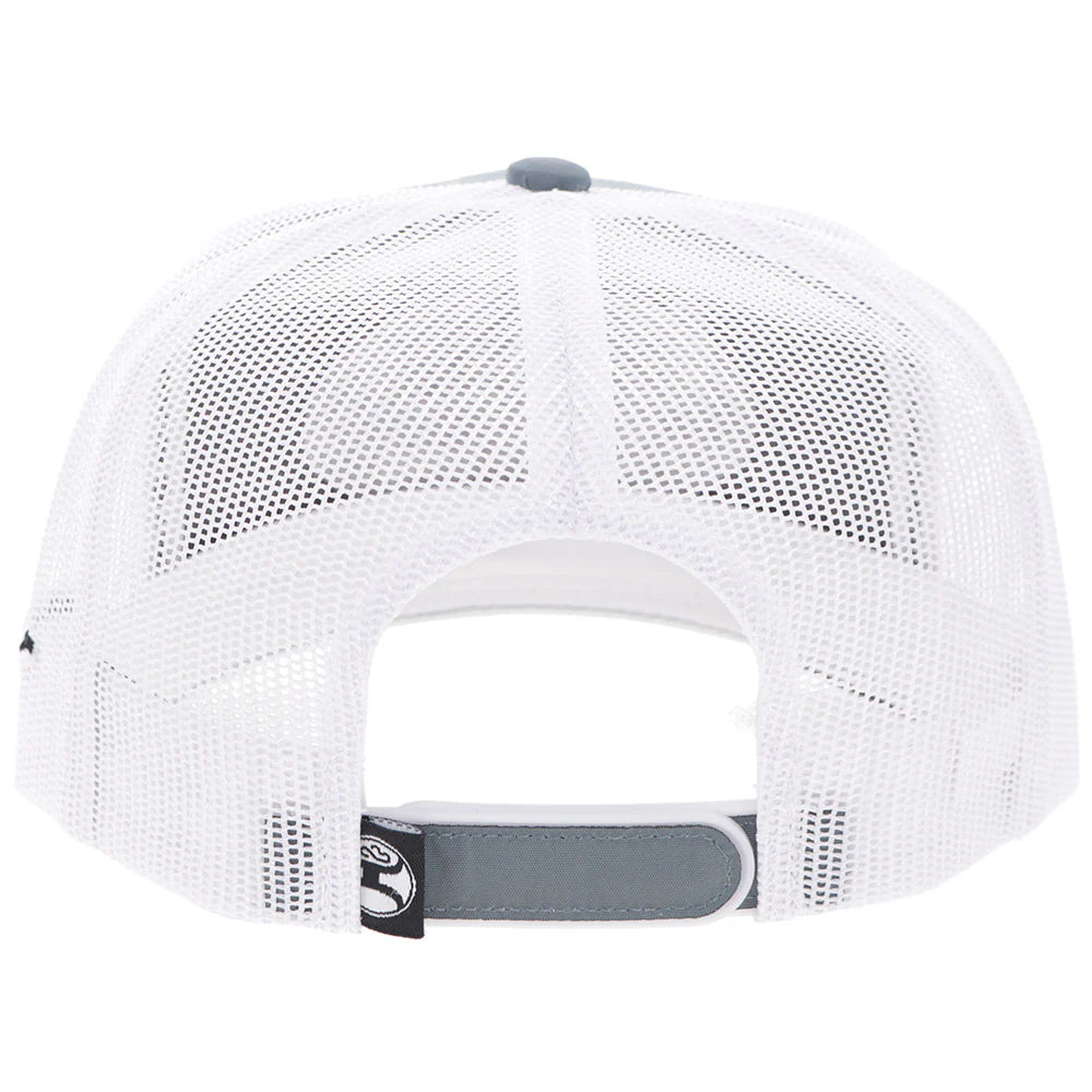Hooey Cactus Ropes Hat Grey/White