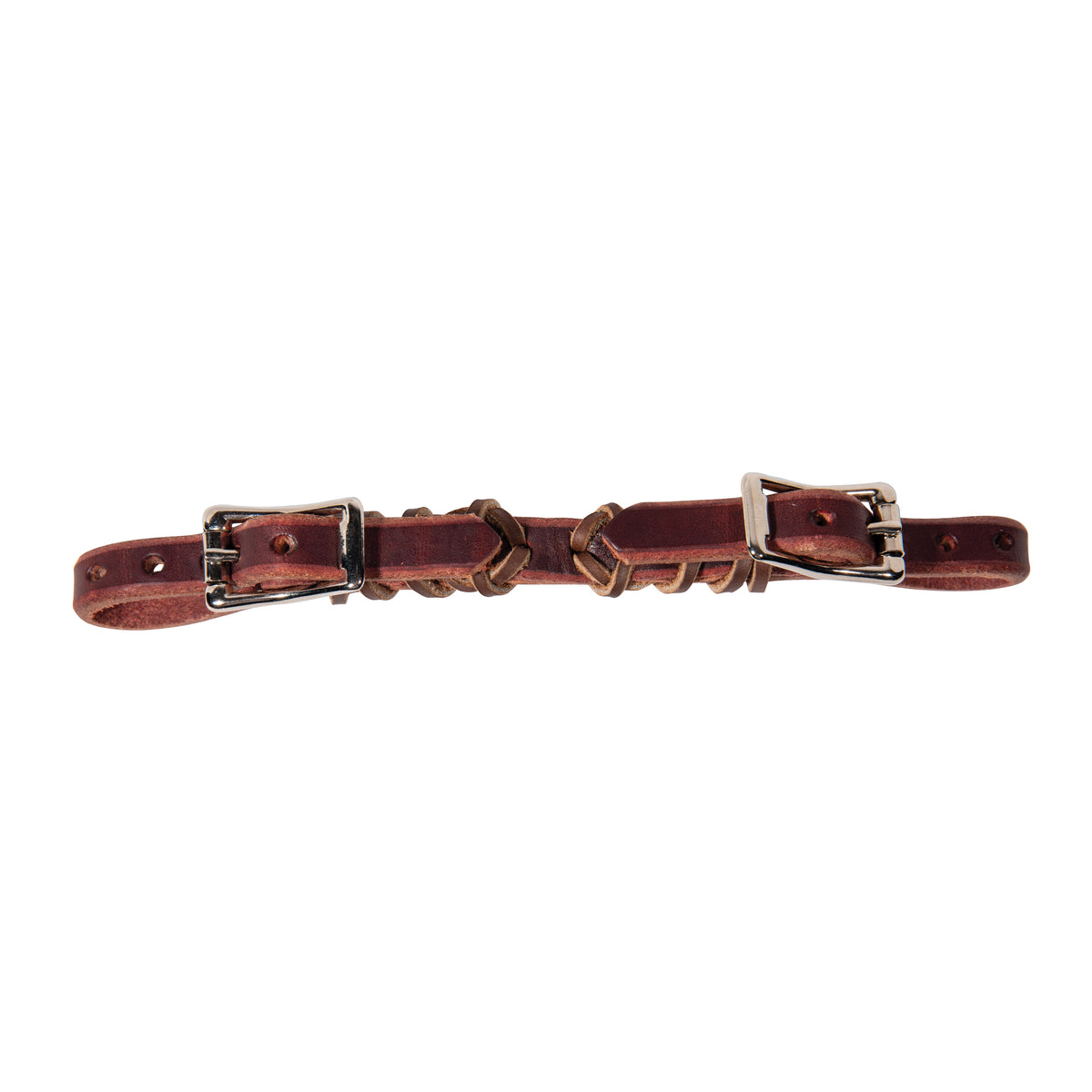 Professional's Choice Leather Laced Curb Strap