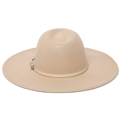 San Diego Beverly Pinch Crown Fedora with Western Buckle