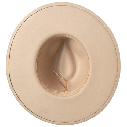 San Diego Beverly Pinch Crown Fedora with Western Buckle