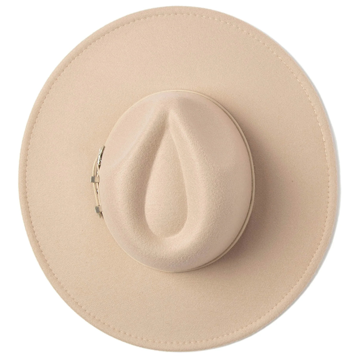 San Diego Beverly Pinch Crown Fedora with Western Buckle